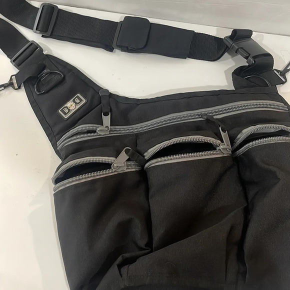 Diaperdude Black Diaper Bag Messenger Crossbody Bag maternity - Picture 15 of 15